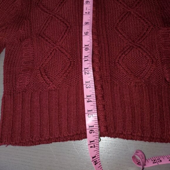 Faux Fur Trimmed Cropped Knit Zip Cardigan - Picture 12 of 12